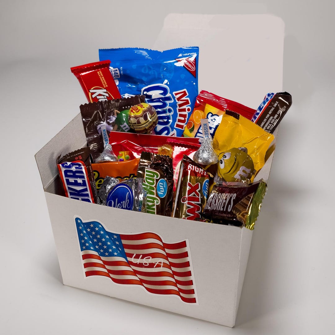 アメリカンクラシックキャンディギフトボックス：懐かしいアメリカのお