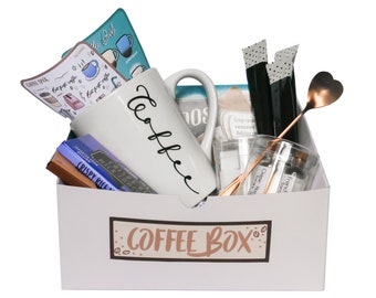 Personalized Coffee Gift Box /Christmas Personalized Coffe Gift Box/CoffeeLovers / Holiday Gift/ Customized Gift/ Secret Santa/ Teacher Gift