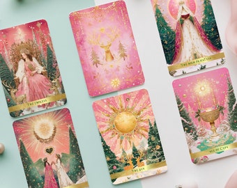 【正規品タロットカード】美麗アート×キュートピンク✨ファンタジーノエルタロット 正規品タロットカード】美麗アート×キュートピンク✨ファンタジー