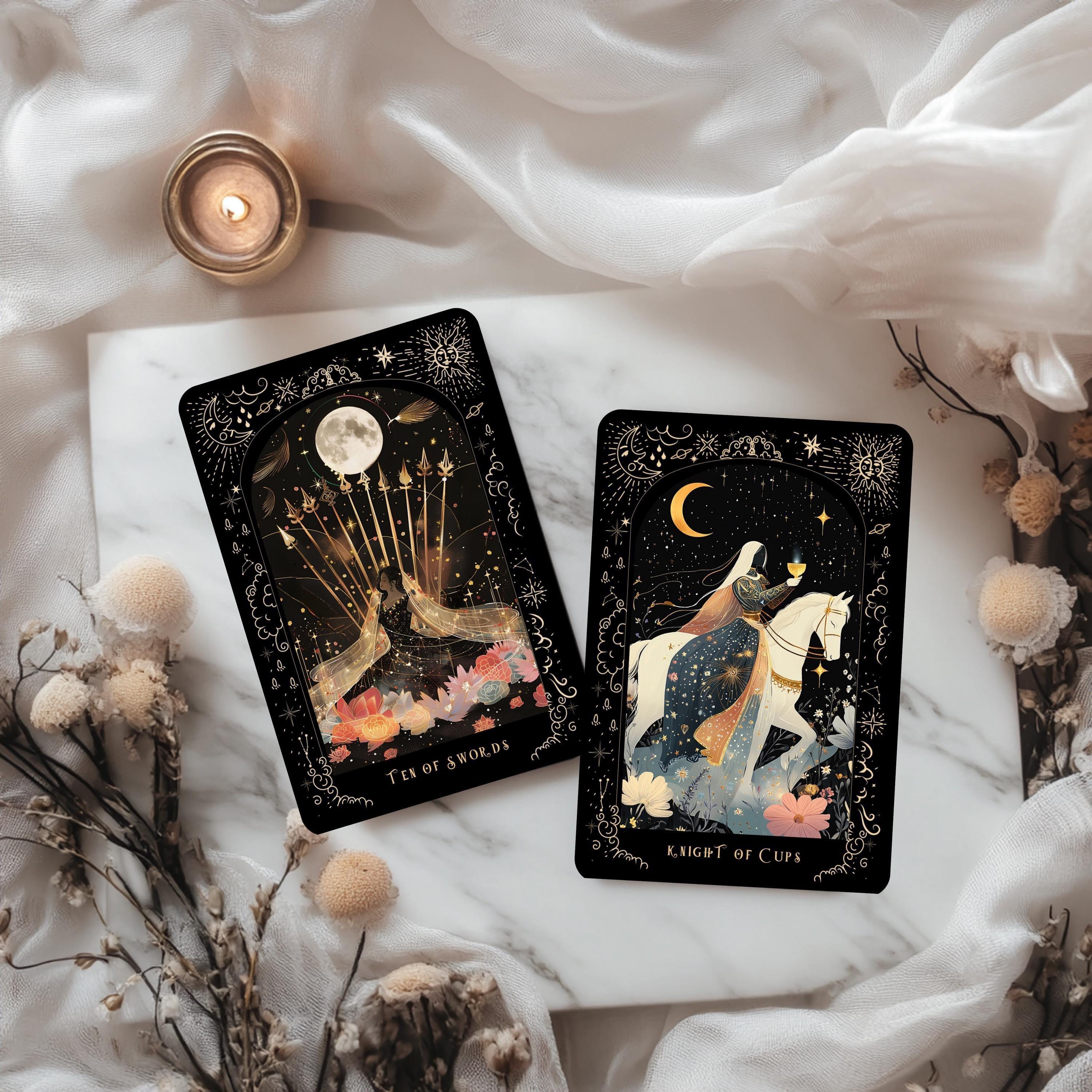 Tarot Deck, Tarot Card Deck With Guidebook, Unique Tarot Cards