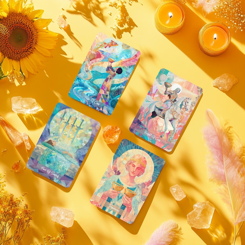 Tarot Deck With Guidebook, Tarot Card Deck, 78 Cards, Indie Unique