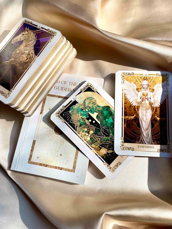 Tarot Deck, Tarot Cards With Guidebook,artificial