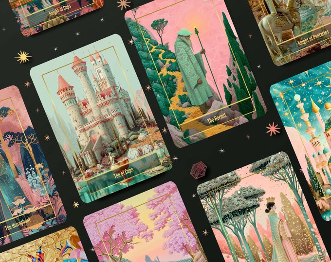 Celestial Carnival Tarot Deck: 78 Cards, Guidebook & Pouch