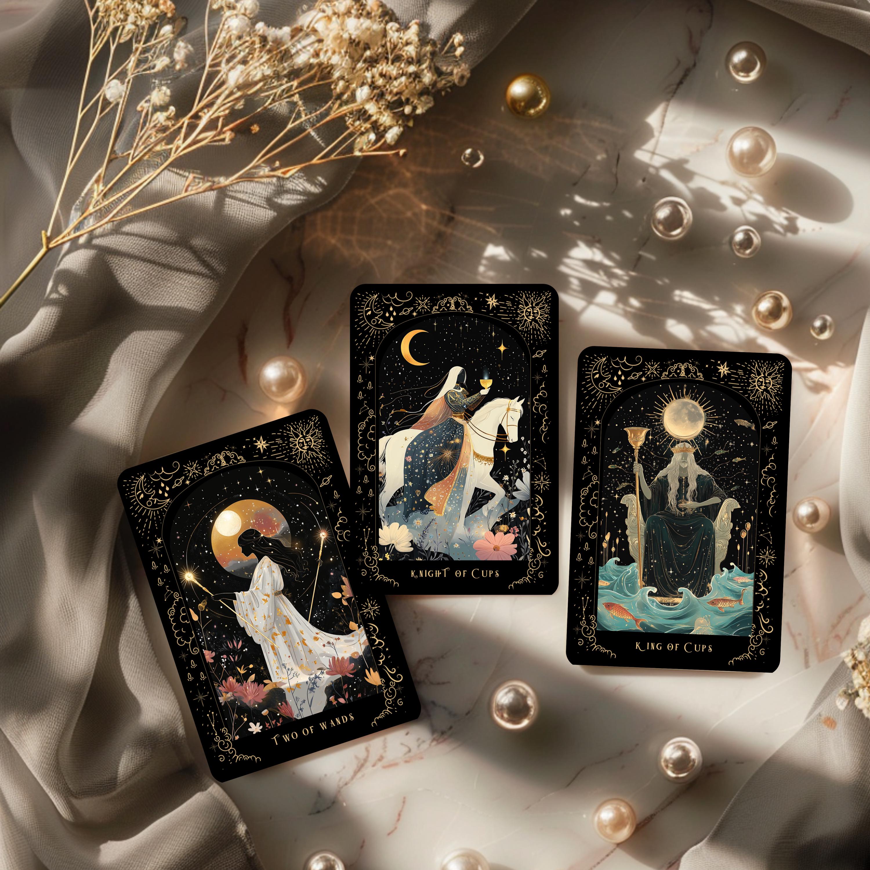 タロットデッキ、ガイドブック付きタロットカードデッキ、ユニークな