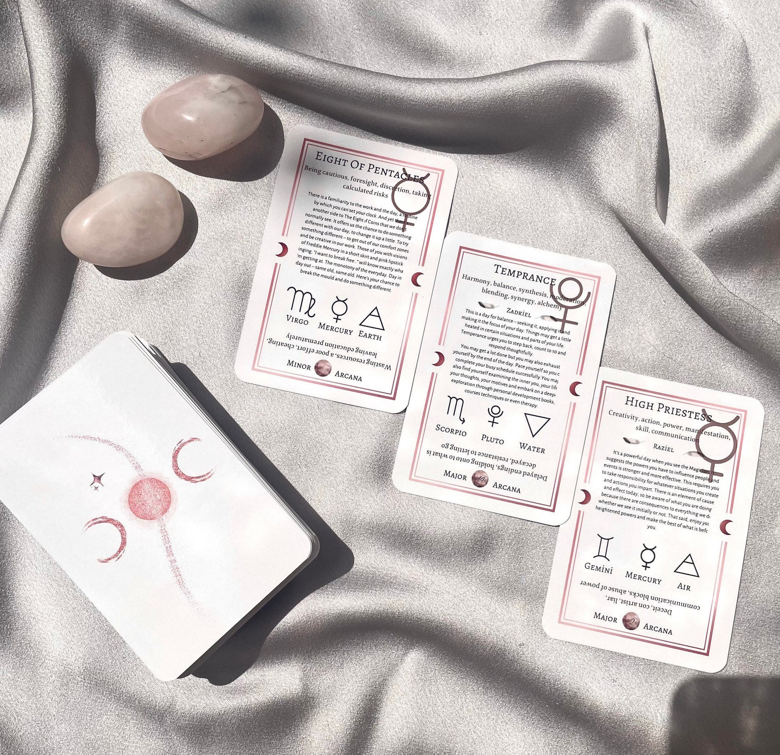 Training Tarot Deck for Beginners Tarot Cards With Meanings - Etsy