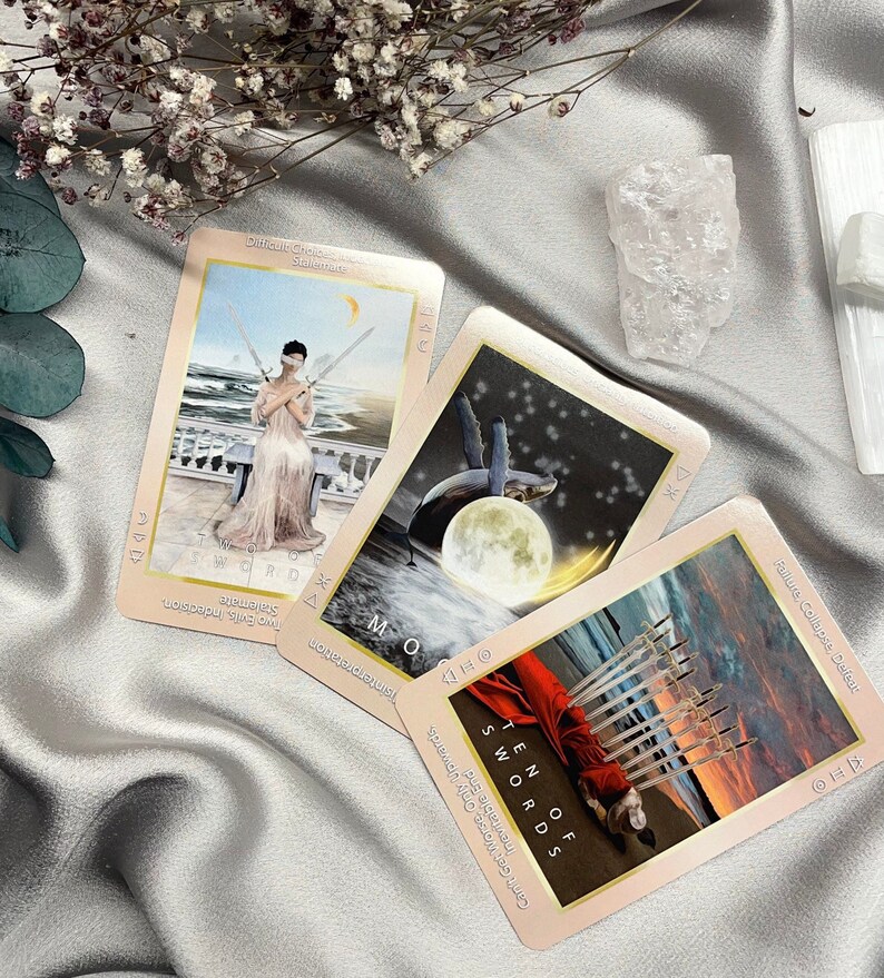 Tarot & Astrology Set Tarot Card Deck Birth Chart Etsy