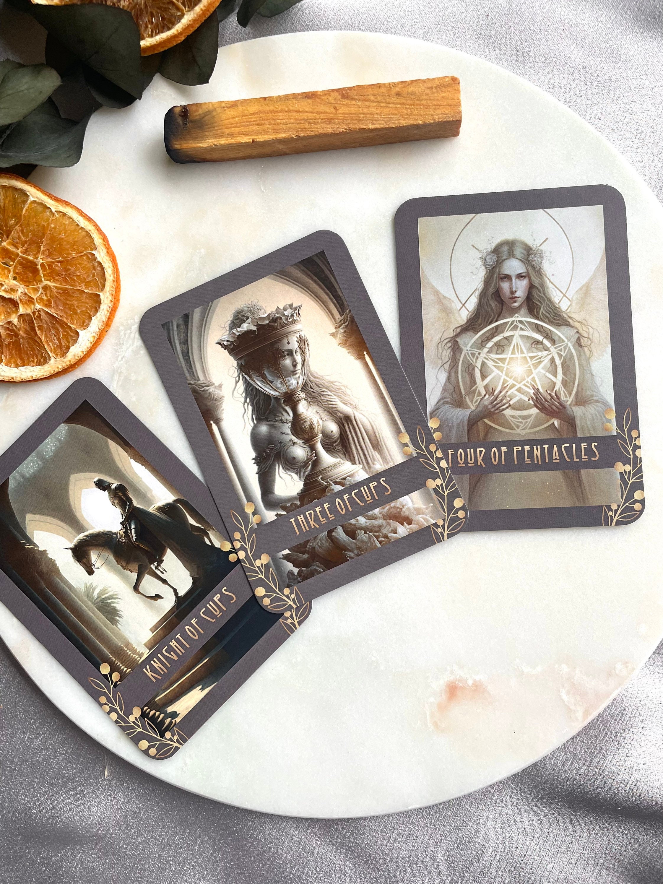 Tarot Deck With Guidebook78 Tarot Cardsartificial Etsy Australia