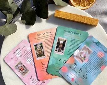 Beginner Tarot Cards with Meanings: Training Deck & Guidebook