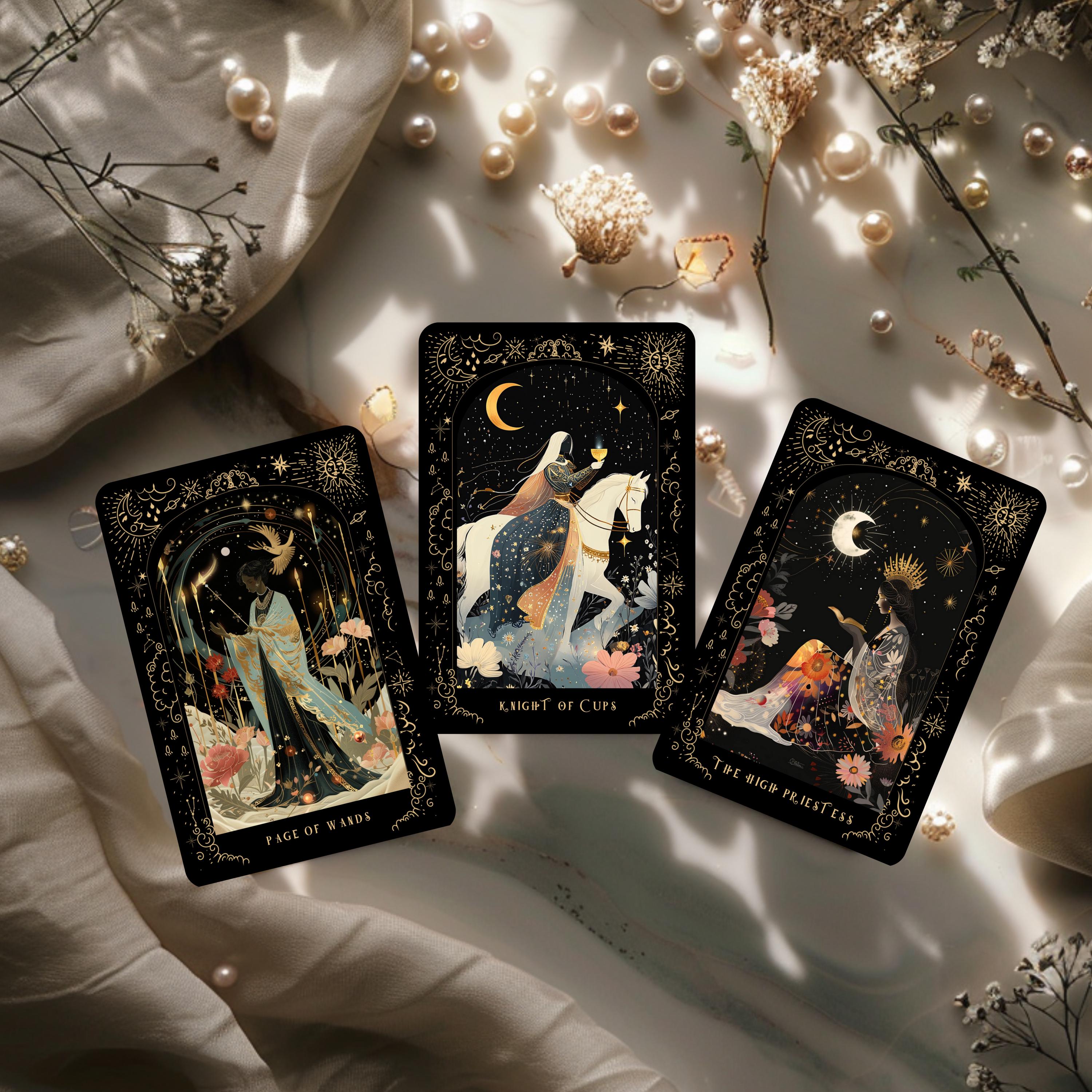 タロットデッキ、ガイドブック付きタロットカードデッキ、ユニークな