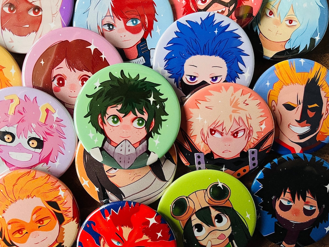 Various Characters | 45mm Buttons - Etsy