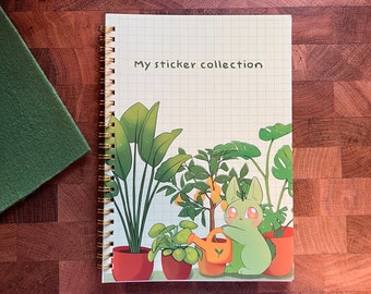 Reusable Stickerbook | Matcha & Plants