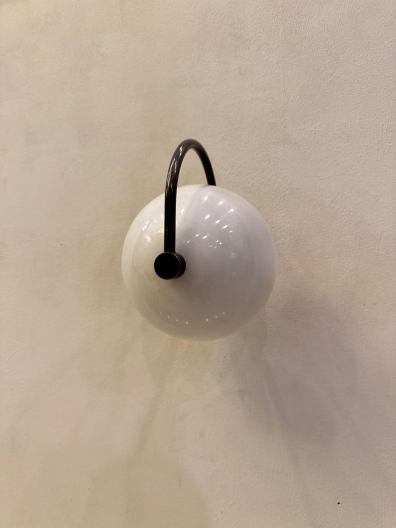 Marble Wall Sconce, Minimalist Wall Light, Contemporary Wall Light ... - Simple Marble Minimalist Decor For Hallways