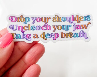 Mindful sticker - Mindfulness-  - Chronic Illness Vinyl Sticker - Spoonie Sticker - Chronic Illness Warrior