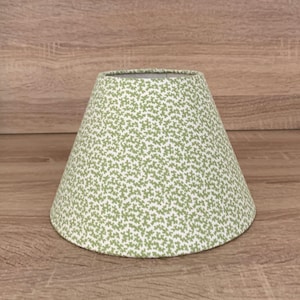 Colefax and Fowler fabric conical lampshade