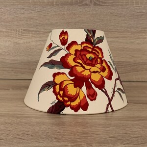 Conical fabric lampshade Manuel Canovas