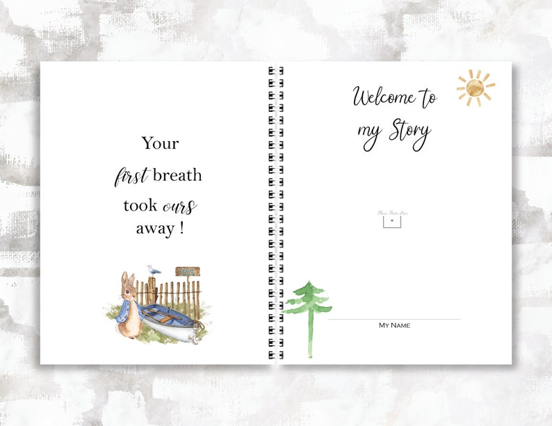 Peter Rabbit Baby Book Gender Neutral Gift Mom to Be Etsy