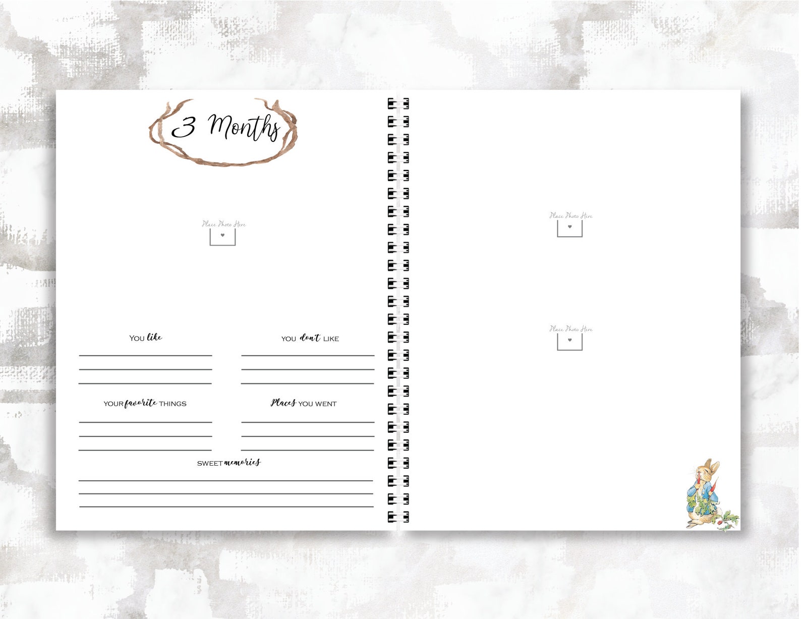 Peter Rabbit Baby Book Gender Neutral Gift Mom to Be Etsy