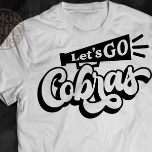 Cobras Team SVG: School Sports Cut File (Digital Download)