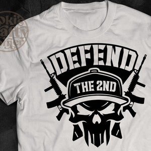 2nd Amendment SVG: Defend Freedom Design (Digital Download)