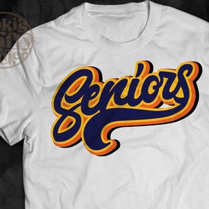 Senior Class Retro SVG PNG: Graduation Shirt Design (Digital Download)