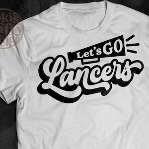 Lancers Team SVG: Football, Basketball, Baseball Cut File (Digital Download)