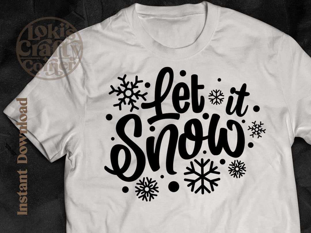 Let It Snow Svg | Christmas Svg | Snow Svg | Snowflake Svg | Winter Svg ...
