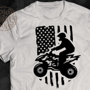 USA Flag Atv Svg | Quad Bike Svg | Atv Svg | Atv Riding Svg | Atv Owner Svg | US Atv Svg, Png | Atv Clipart | Atv Cut Files | US Atv Shirt