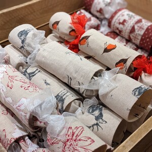 Luxury Fabric Resuable Pullable Christmas Cracker image 5