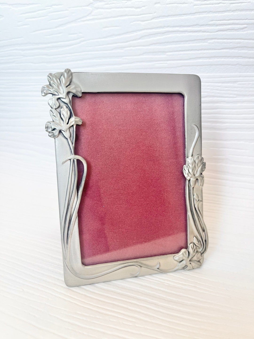 Vintage Pewter Frame Vintage Frames Home Decor Wall Etsy