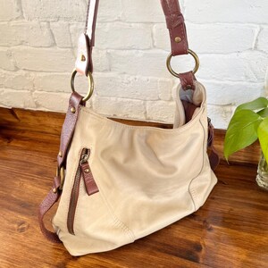 Cartera de cuero italiano vintage Borse En Pelle - Accesorios de ropa retro - Monederos vintage de cuero genuino - Bolsos tipo bandolera