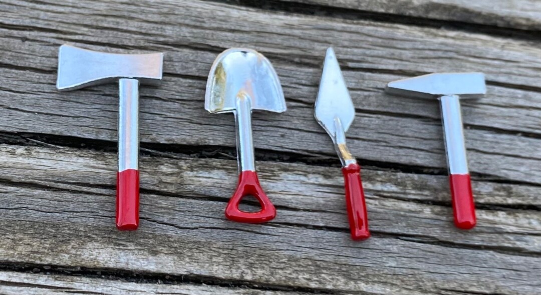 Miniature Garden Tools, Set of Garden Tools, Miniature Tools Etsy
