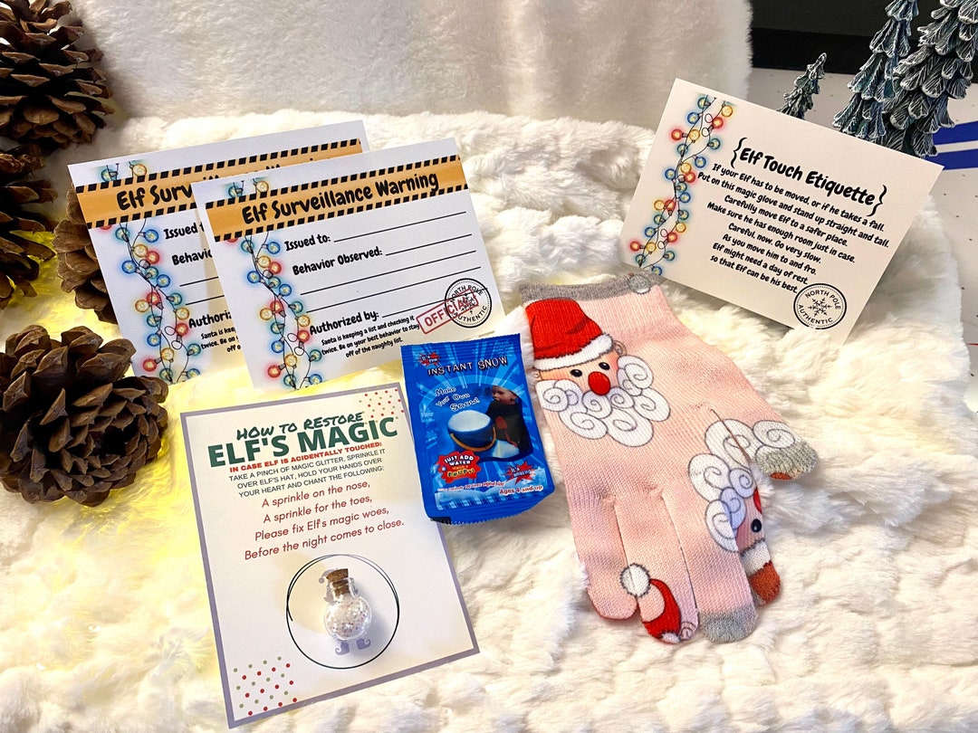 Elf Accessories Kit Elf Prop Elf Accessories Elf Antics Etsy