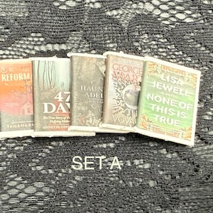 Miniature Books, Set of 5