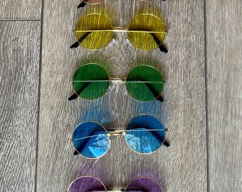 Rainbow Party Glasses (Set of 5)