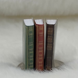Miniature Books, Set of 3