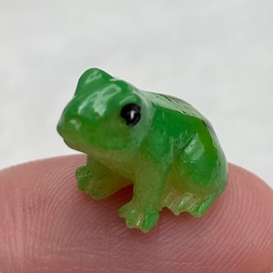 Miniature Frog, Mini Pocket Frog, Fairy Garden Frog