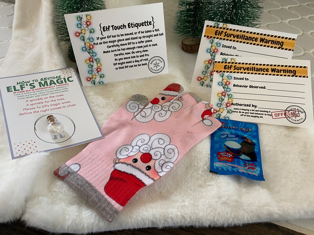 Elf Accessories Kit Elf Prop Elf Accessories Elf Antics Etsy
