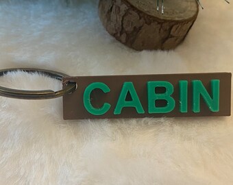 Cabin Key Ring, Cabin Key Chain