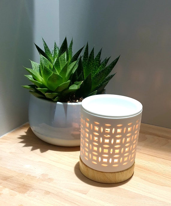 Ceramic Wax Melt Burner Oil Burner Tea Light Candle Warmer Etsy UK