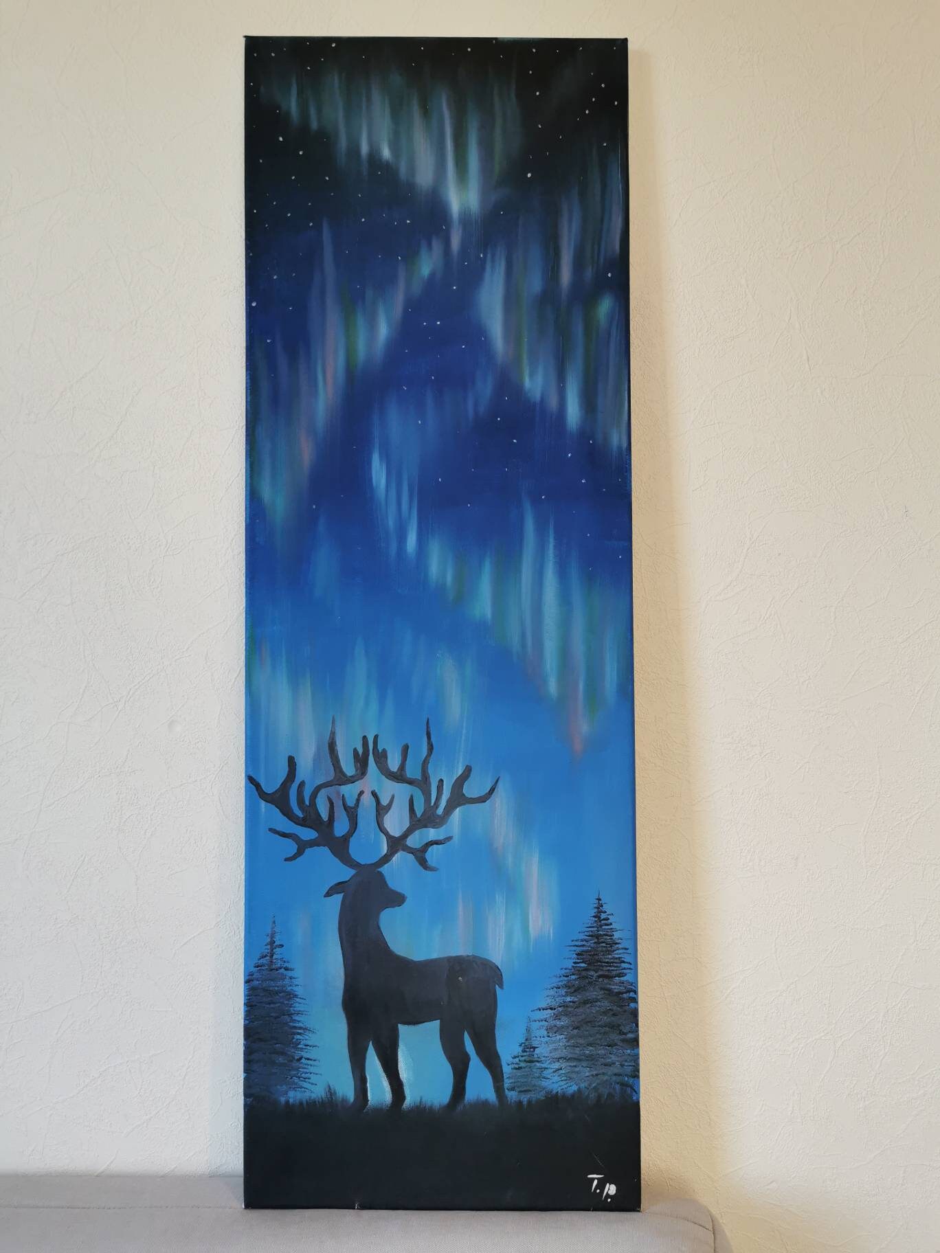 Peinture à L'huile Renne