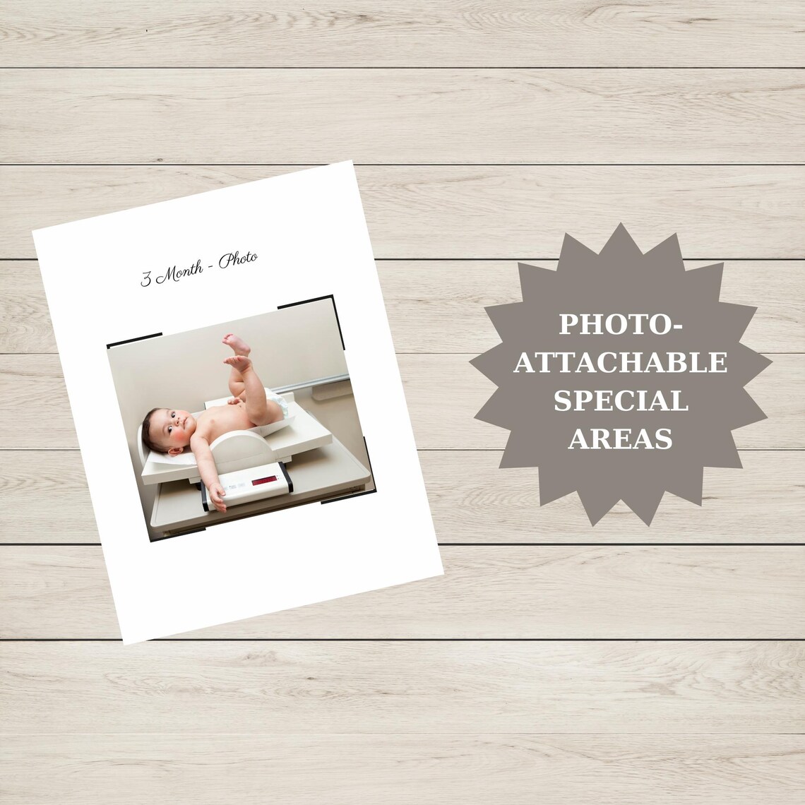 Teddy Bear Baby Memory Book – Printable First Year Journal | Milestone ...