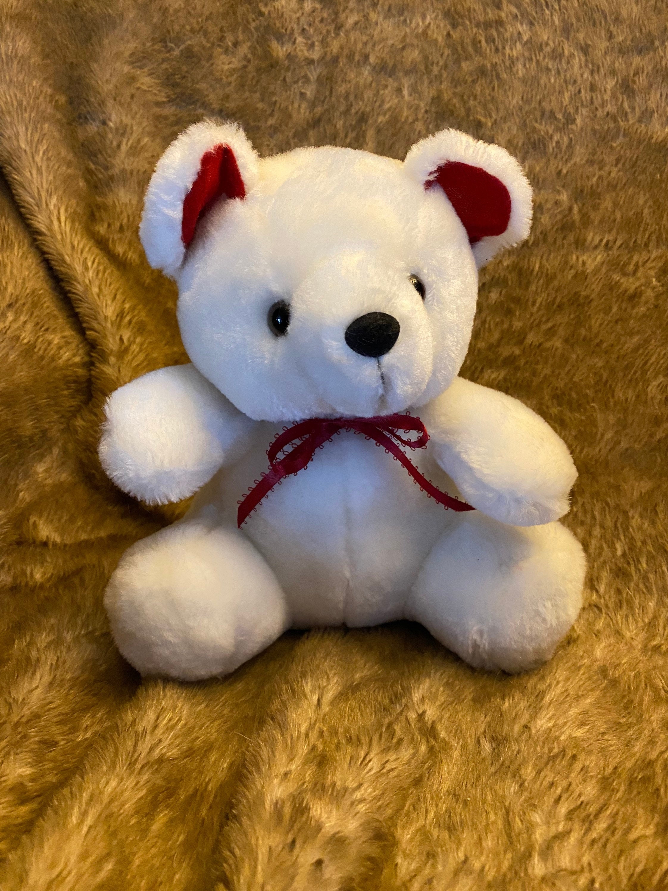 valentine's day polar bear stuffed animal
