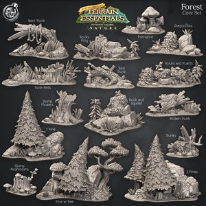 Terrain Essentials: Forest Core Set | Cast n Play