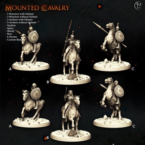 Mounted Spartan Warriors | From SPARTANS by Francesca Musumeci