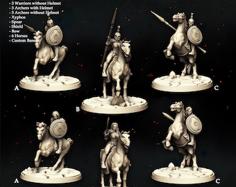 Mounted Spartan Warriors | From SPARTANS by Francesca Musumeci
