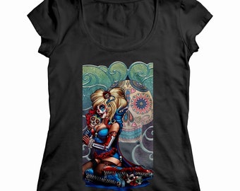 harley quinn shirt etsy