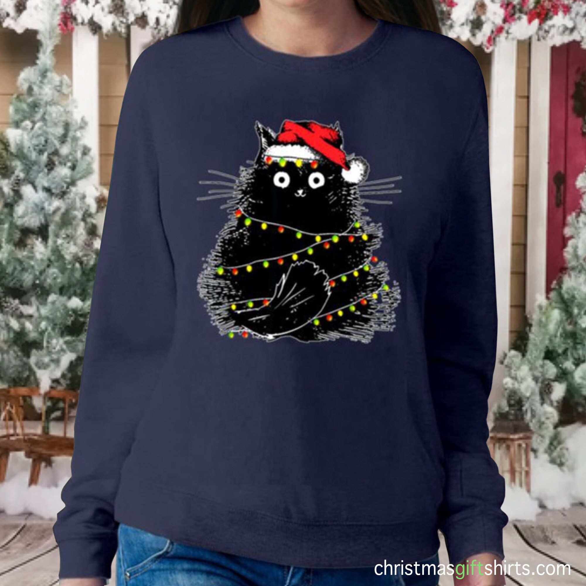 fluffy christmas sweater