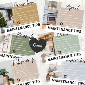 Real Estate Postcard for Real Estate Agents | Postcard Pack | Maintenance Tip Postcards | Real Estate Marketing | Realtor Marketing | CANVA