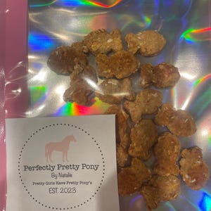 Goldfish shaped horse treats !