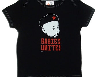 Babies Unite, Cool baby shirts, funny baby shirts
